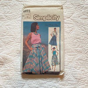 Simplicity 6895 skirt pattern 6/8/10
